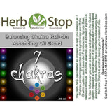 7 Chakras Aromatherapy Roll-On Label