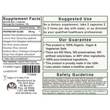 Adrenal Support Capsules Label - Back