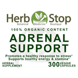 Adrenal Support Capsules Label - Front