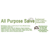All Purpose Salve Label