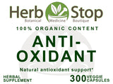 Anti-Oxidant Capsules Label - Front