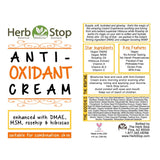 Anti-Oxidant Cream Label