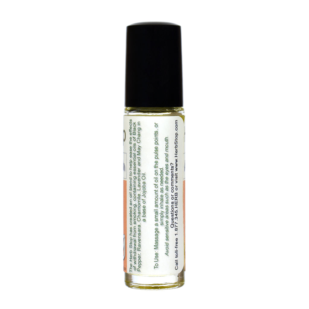 Anti-Smoking Aromatherapy Essential Oil Roll-On - Back