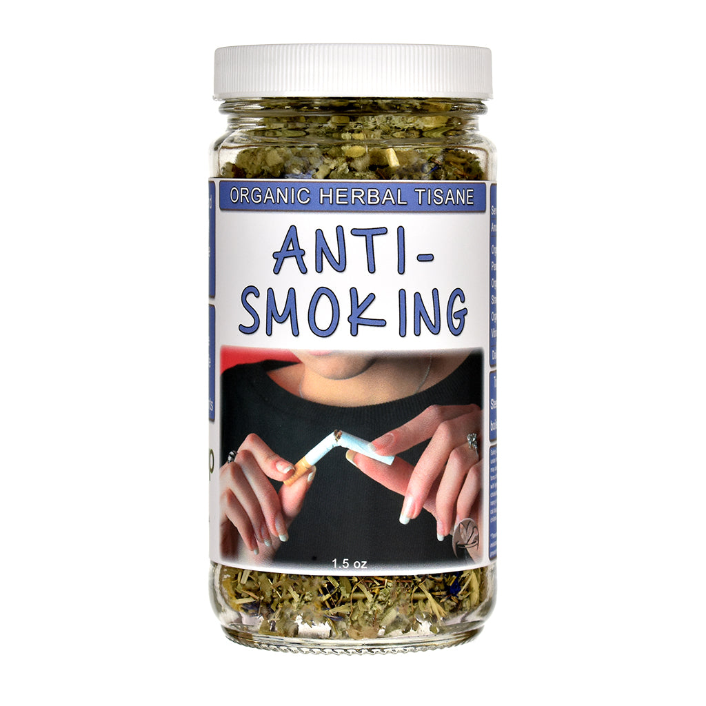 Organic Anti-Smoking Loose Leaf Herbal Tea - Jar