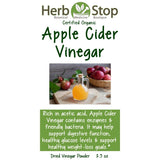 Apple Cider Vinegar Powder Label-Front
