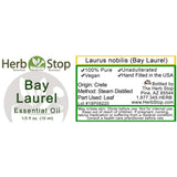 Bay Laurel Essential Oil Label