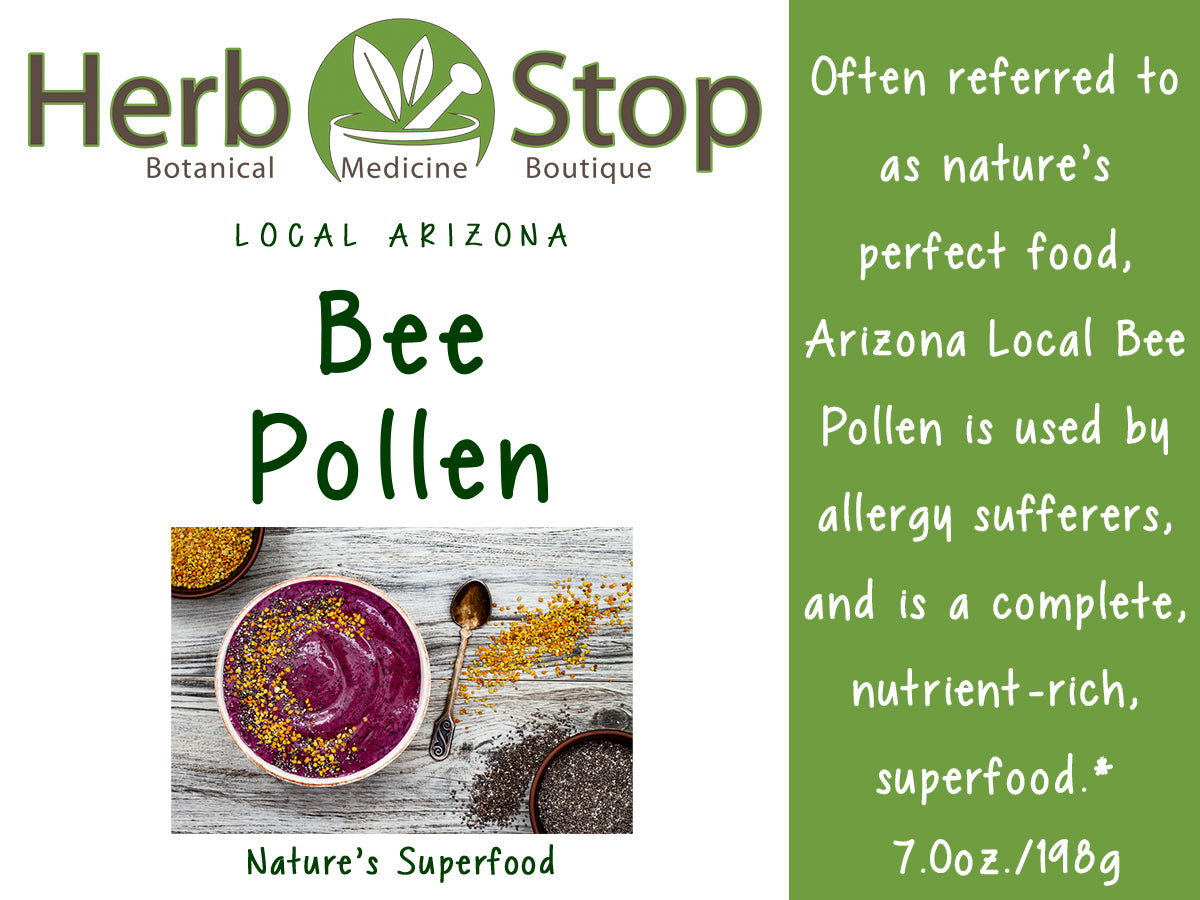 Bee Pollen Arizona Label - Front