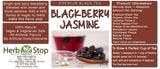 Blackberry Jasmine Loose Leaf Black Tea Label