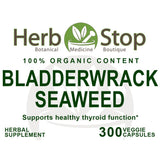 Bladderwrack Seaweed Capsules Label - Front