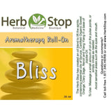 Bliss Aromatherapy Roll-On Label