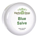 Blue Salve Jar - Top Angle