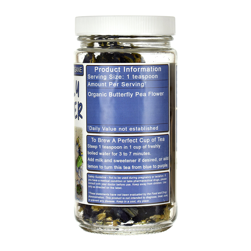 Organic Butterfly Pea Flowers Jar - Right