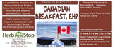 Canadian Breakfast, Eh? Loose Leaf Black Tea Label