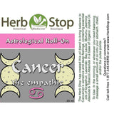Cancer Astrological Aromatherapy Roll-On Label