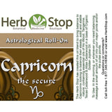 Capricorn Aromatherapy Roll-On Label