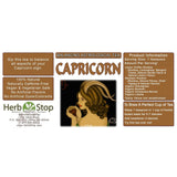 Capricorn Loose Leaf Astrological Tea Label