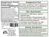 Centered Woman Capsules Label - Back