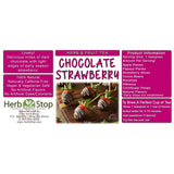 Chocolate Strawberry Loose Leaf Herb & Fruit Tea Label