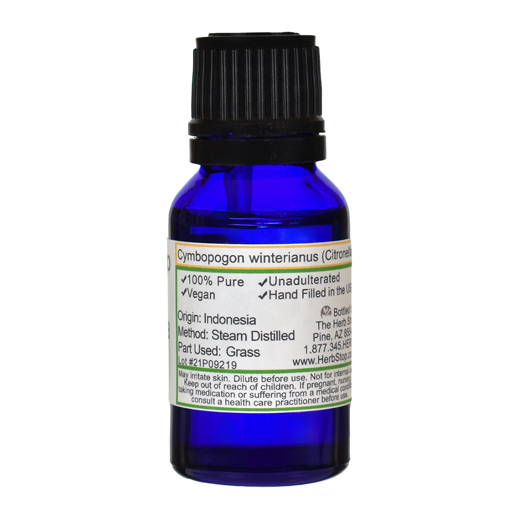 Citronella Essential Oil - Back
