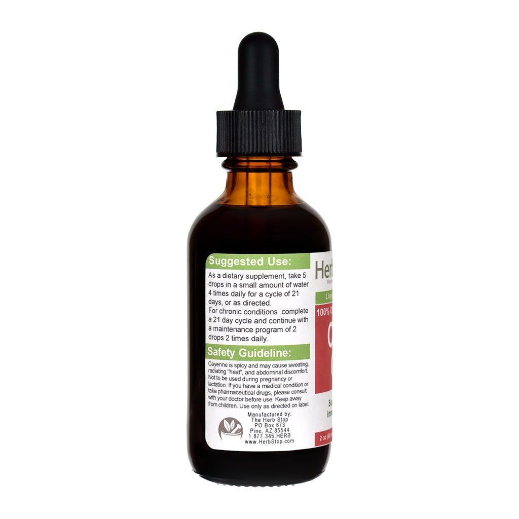 Clear Cell Liquid Extract 2 oz Bottle - Left
