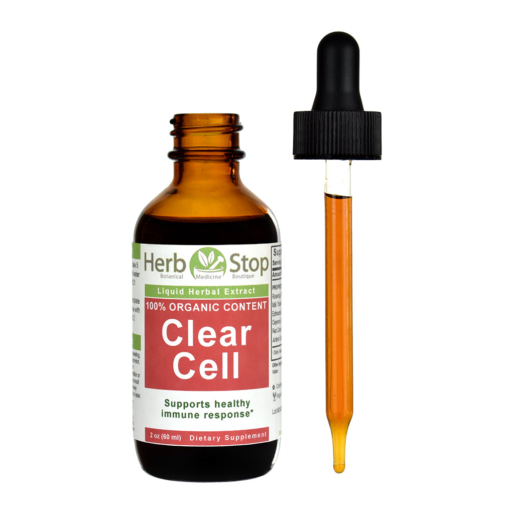 Clear Cell Liquid Extract 2 oz - Open