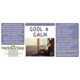 Cool & Calm Loose Leaf Herbal Tea Label