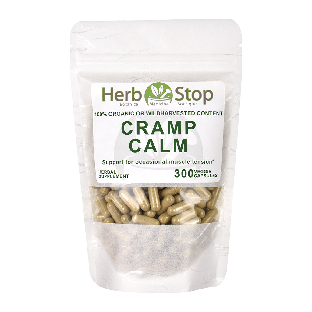 Organic Cramp Calm Capsules Bulk Bag