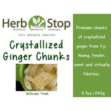 Crystallized Ginger Chunks Label - Front