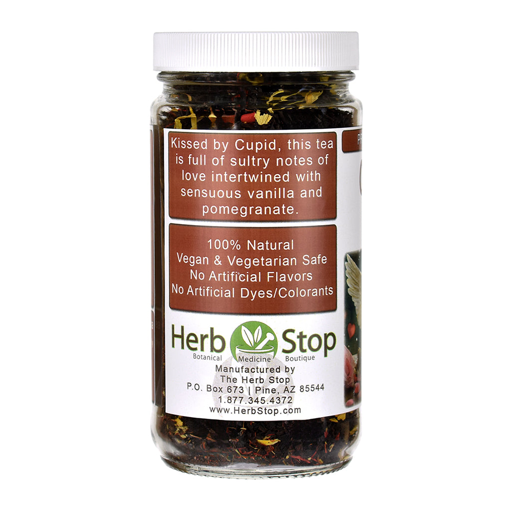 Cupid's Kiss Loose Leaf Black Tea Jar - Left