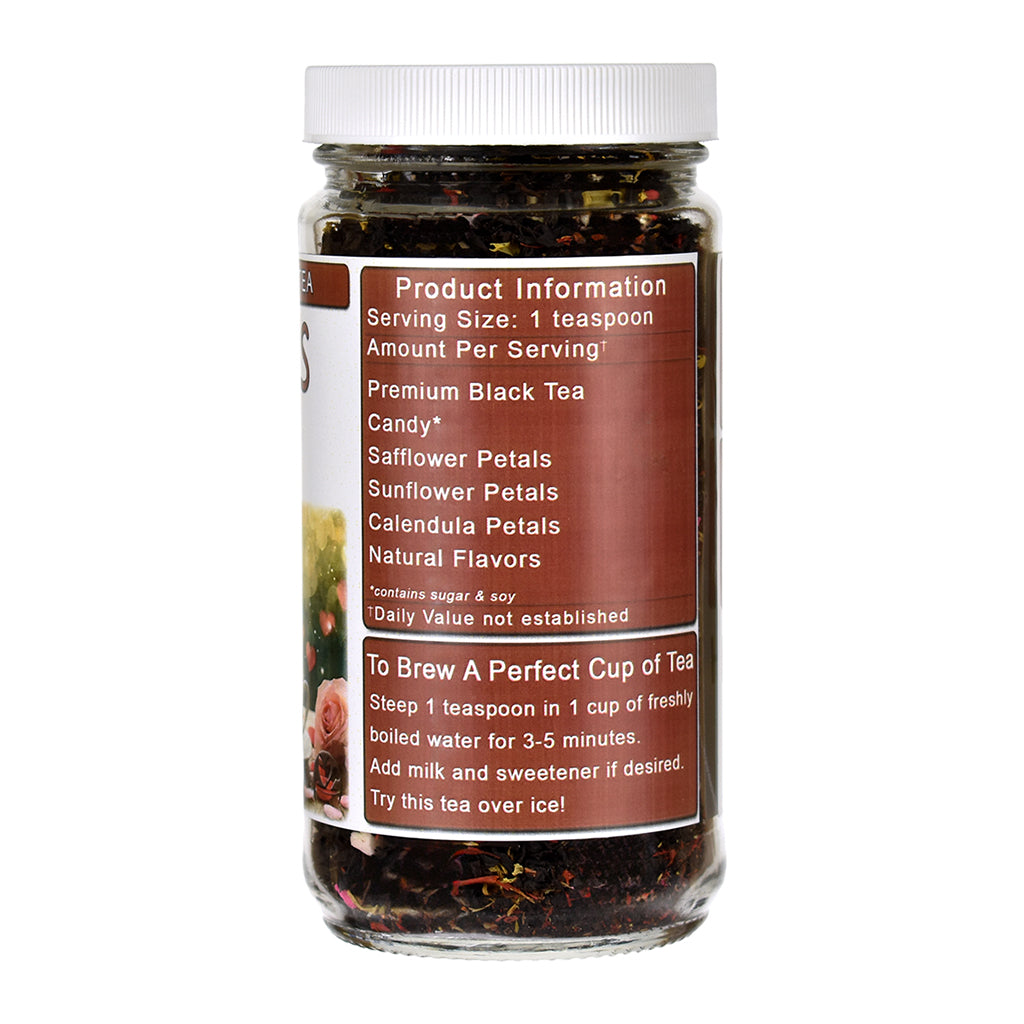 Cupid's Kiss Loose Leaf Black Tea Jar - Right