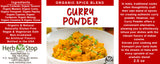 Organic Curry Powder Label