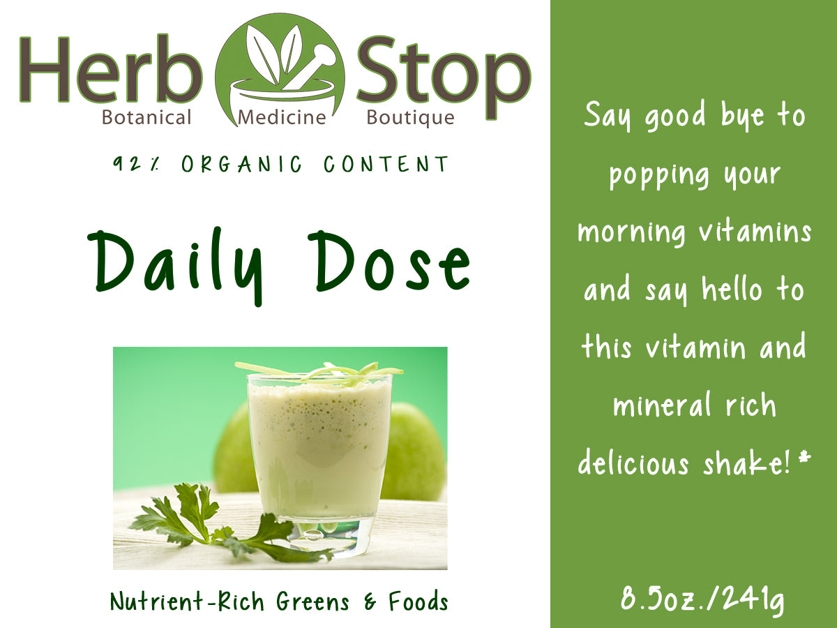 Daily Dose Powder Label - Front