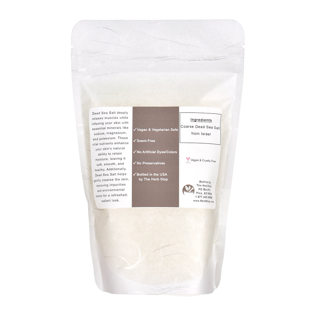 Dead Sea Salt Bulk Bag - Back