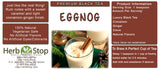 Eggnog Loose Leaf Black Tea Label