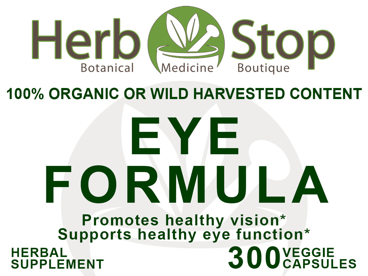 Eye Formula Capsules Label - Front