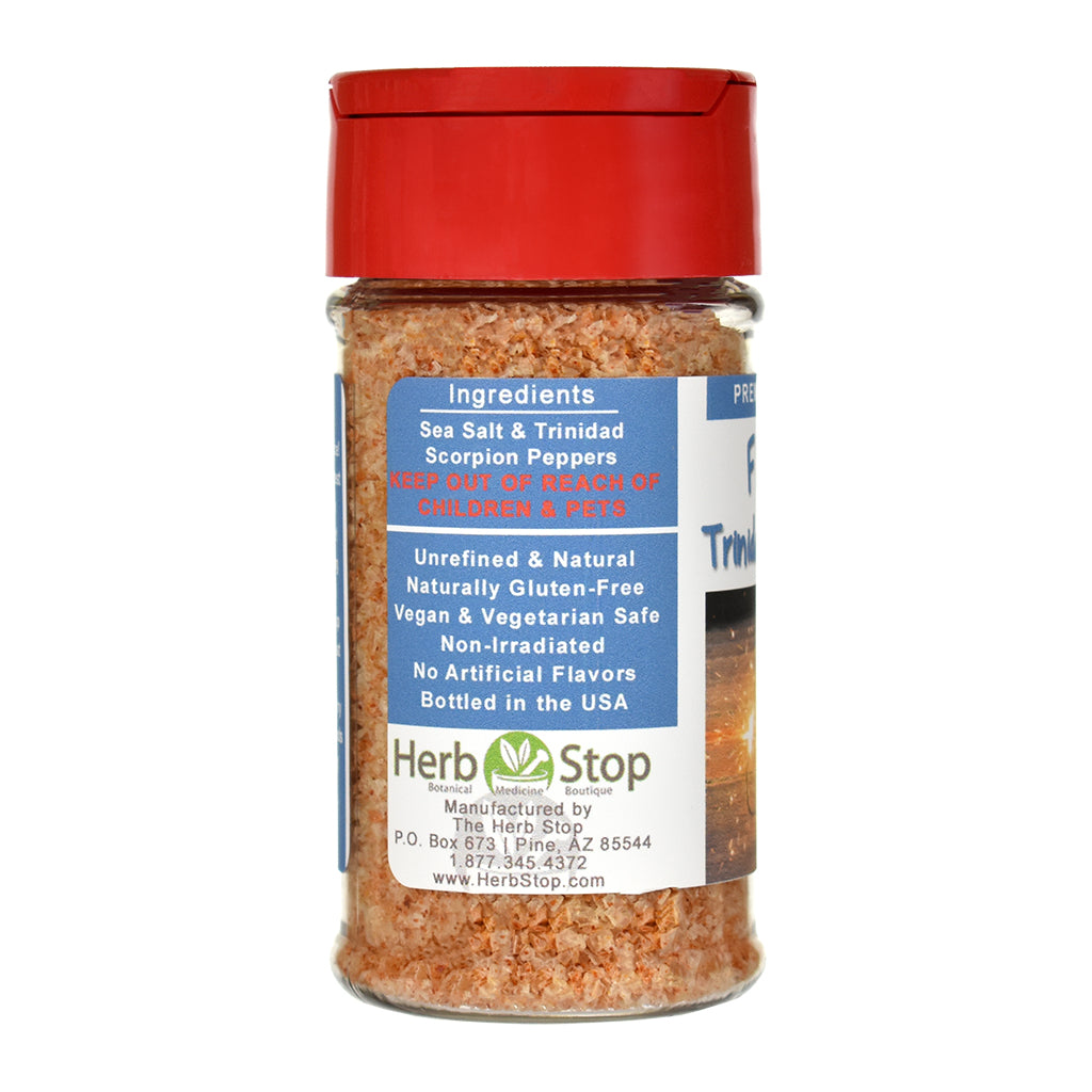 Fire Salt Trinidad Scorpion Pepper - Left