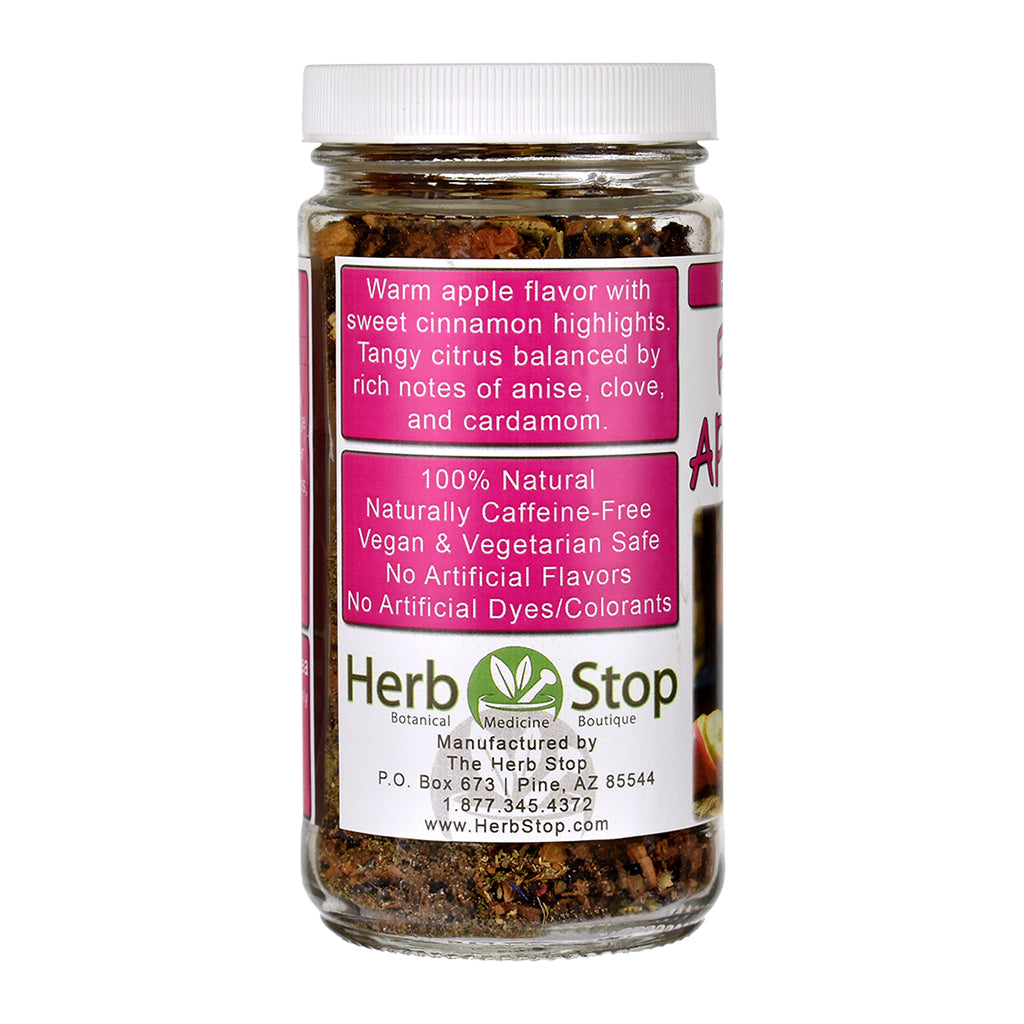 Fireside Apple Cider Loose Leaf Herb & Fruit Tea - Left