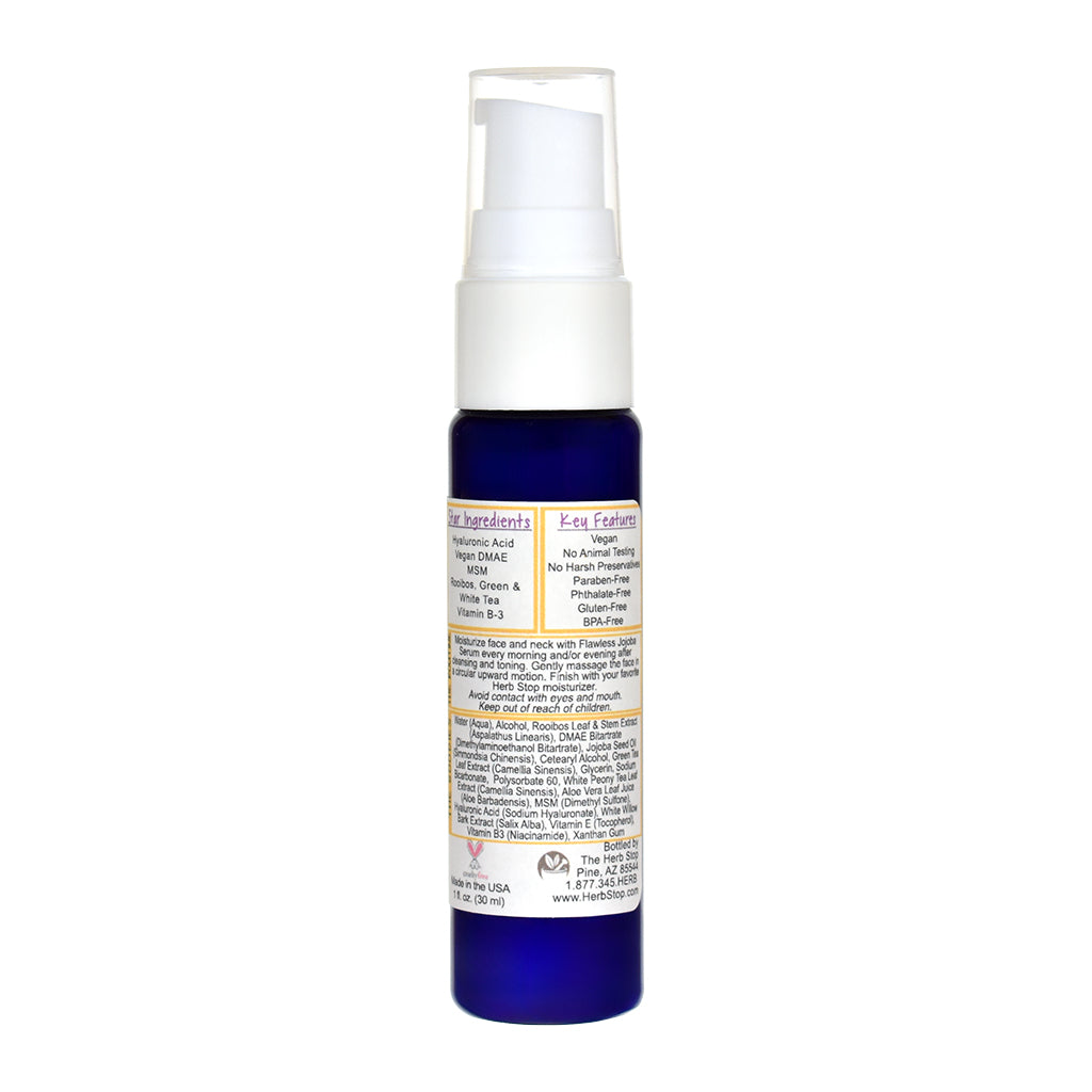 Flawless Jojoba Serum Bottle - Back