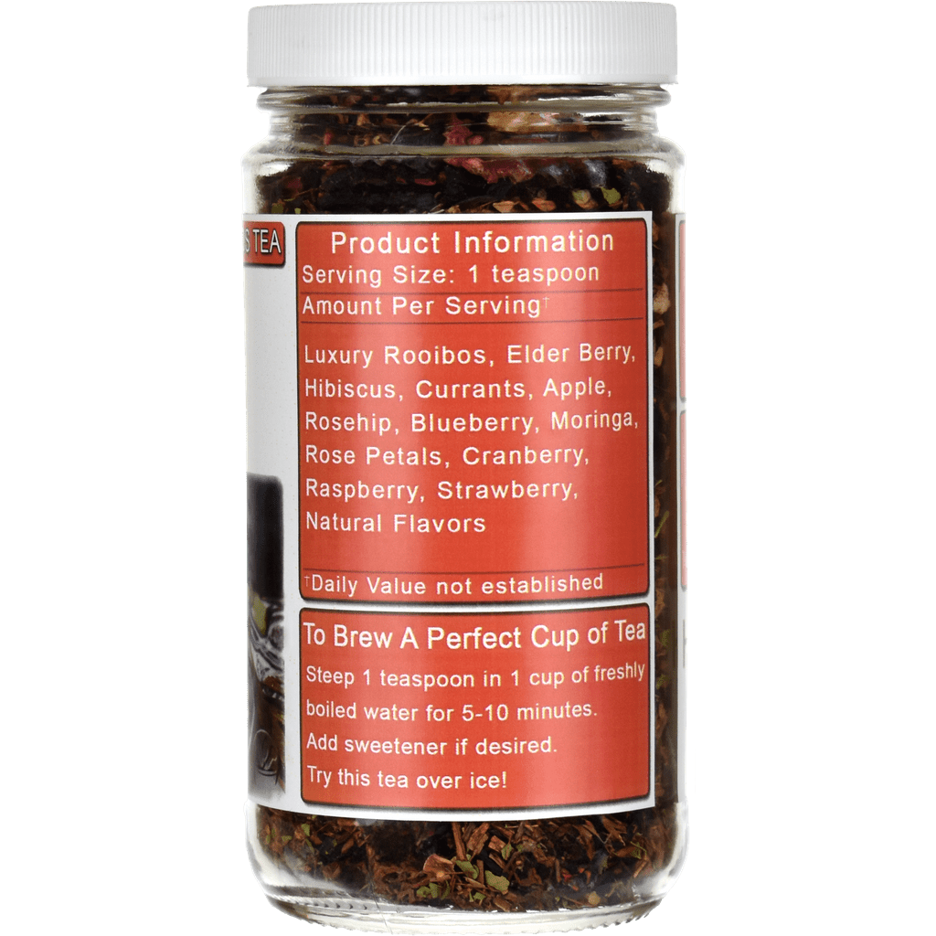Fruit Cake Rooibos Tea Jar - Right