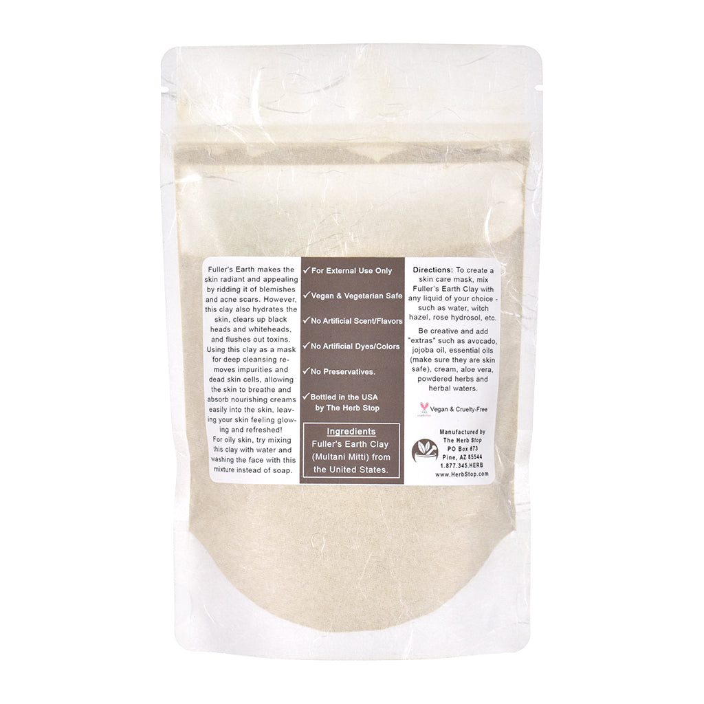 Fuller's Earth Multani Mitti Clay - Back