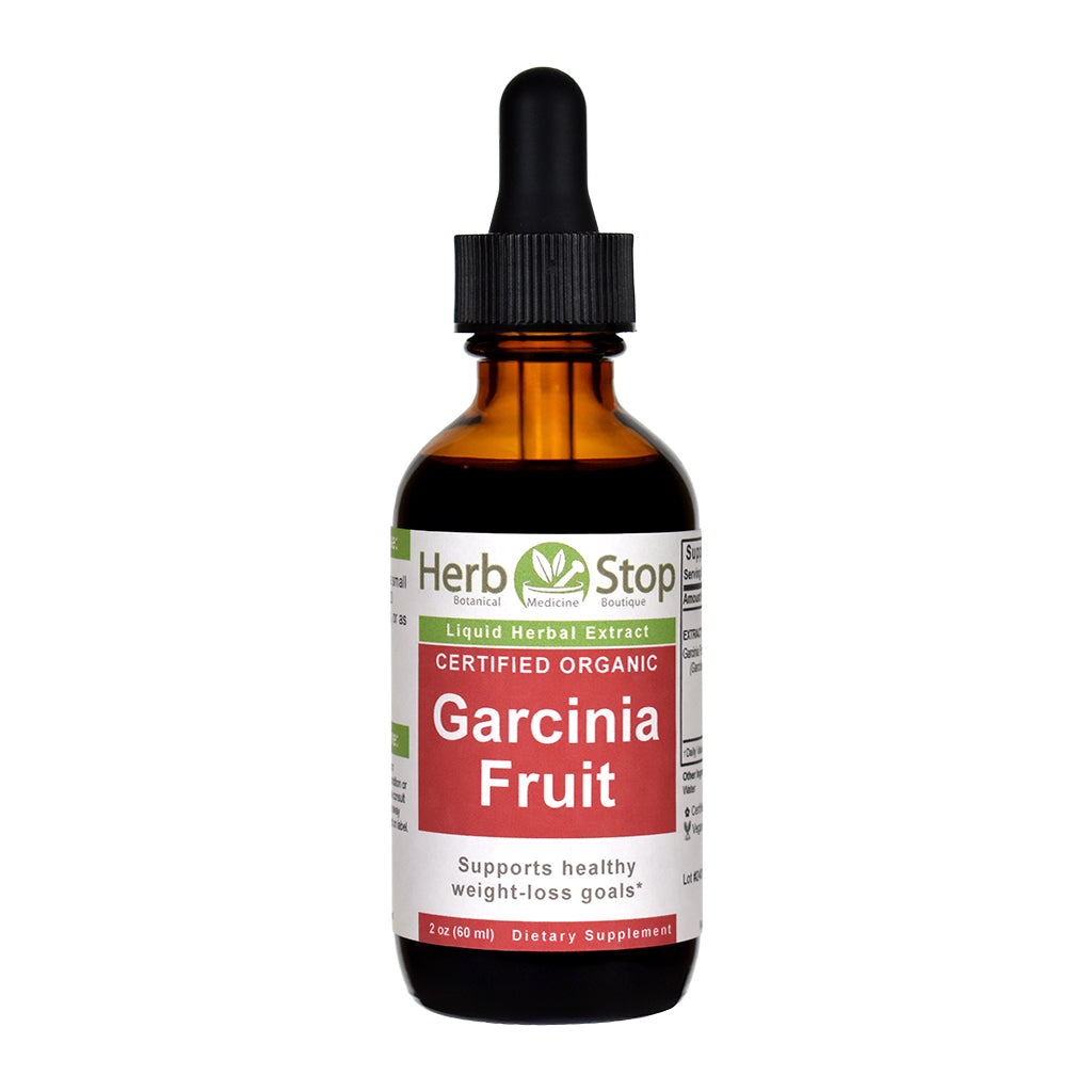 Organic Garcinia Fruit Liquid Extract 2 oz Bottle