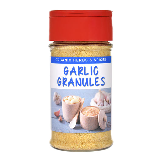 Organic Garlic Granules Spice Jar