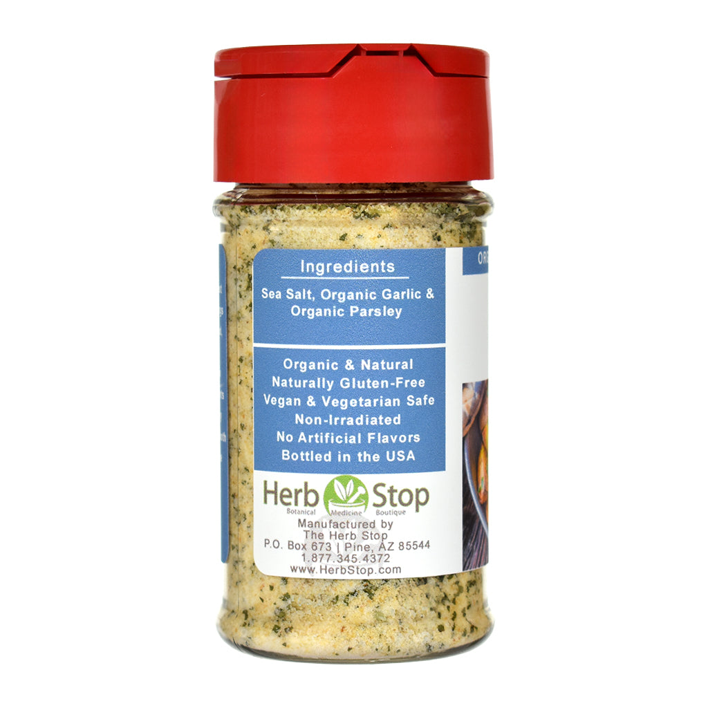 Organic Garlic Salt - Left