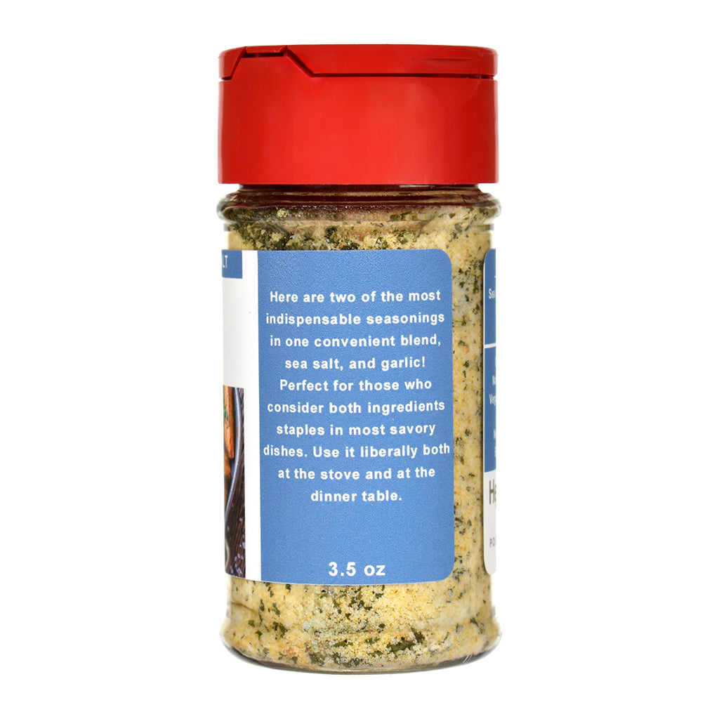 Organic Garlic Salt - Right