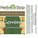 Gemini Aromatherapy Roll-On Label