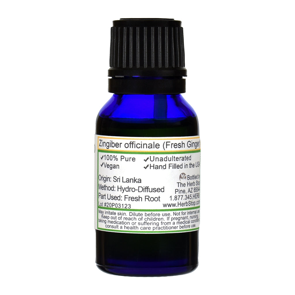 Golden Ginger Essential Oil - Back