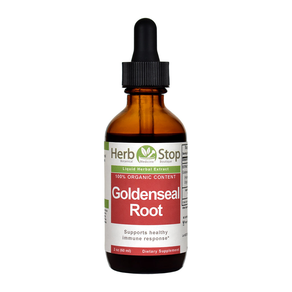 Organic Goldenseal Liquid Extract 2 oz