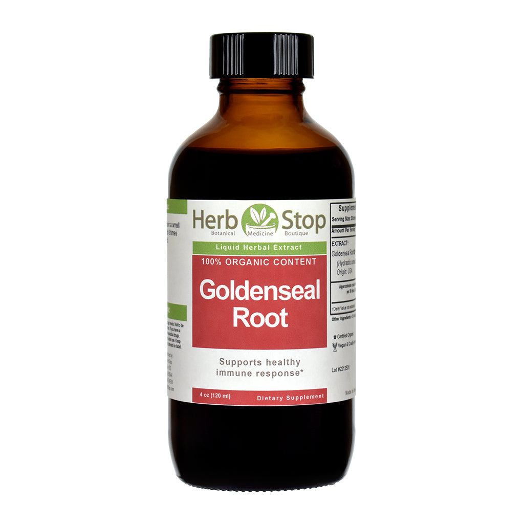 Organic Goldenseal Liquid Extract 4oz