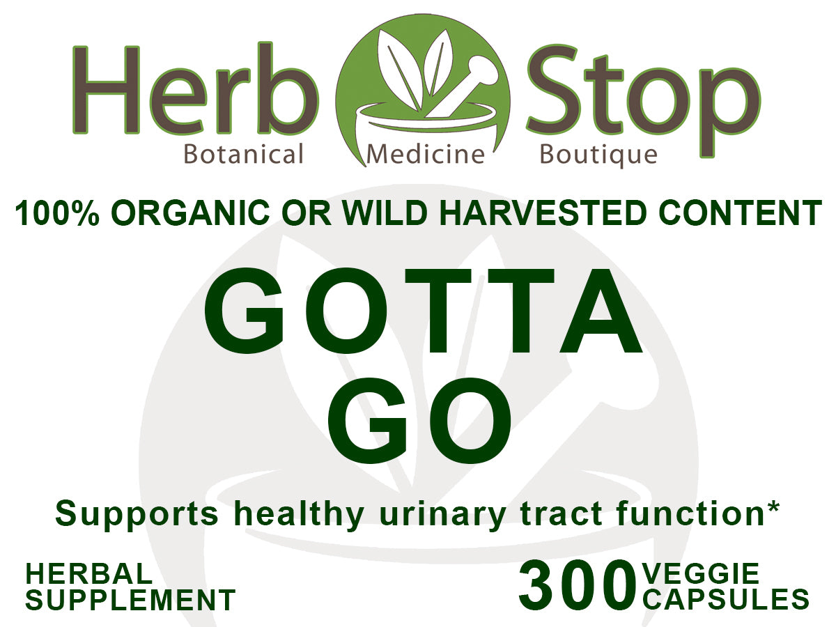 Gotta Go Capsules Label - Front