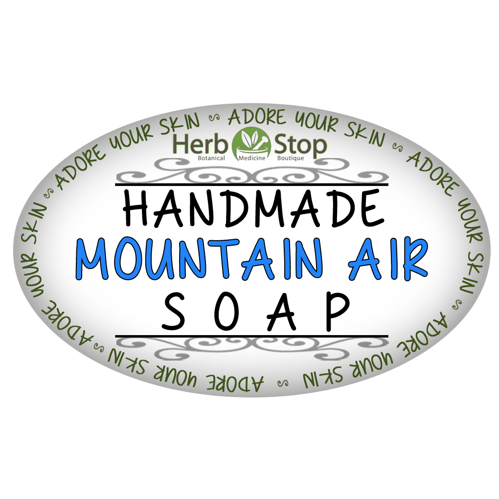 Handmade Mountain Air Soap Label - Front